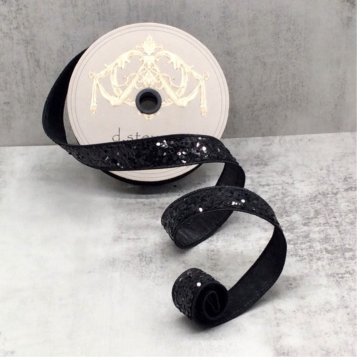 D Stevens Black Cirque Glitter