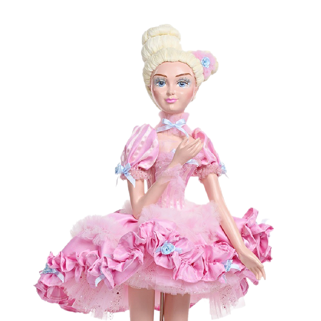 Goodwill Belgium Cotton Candy Carnival Lady Doll
