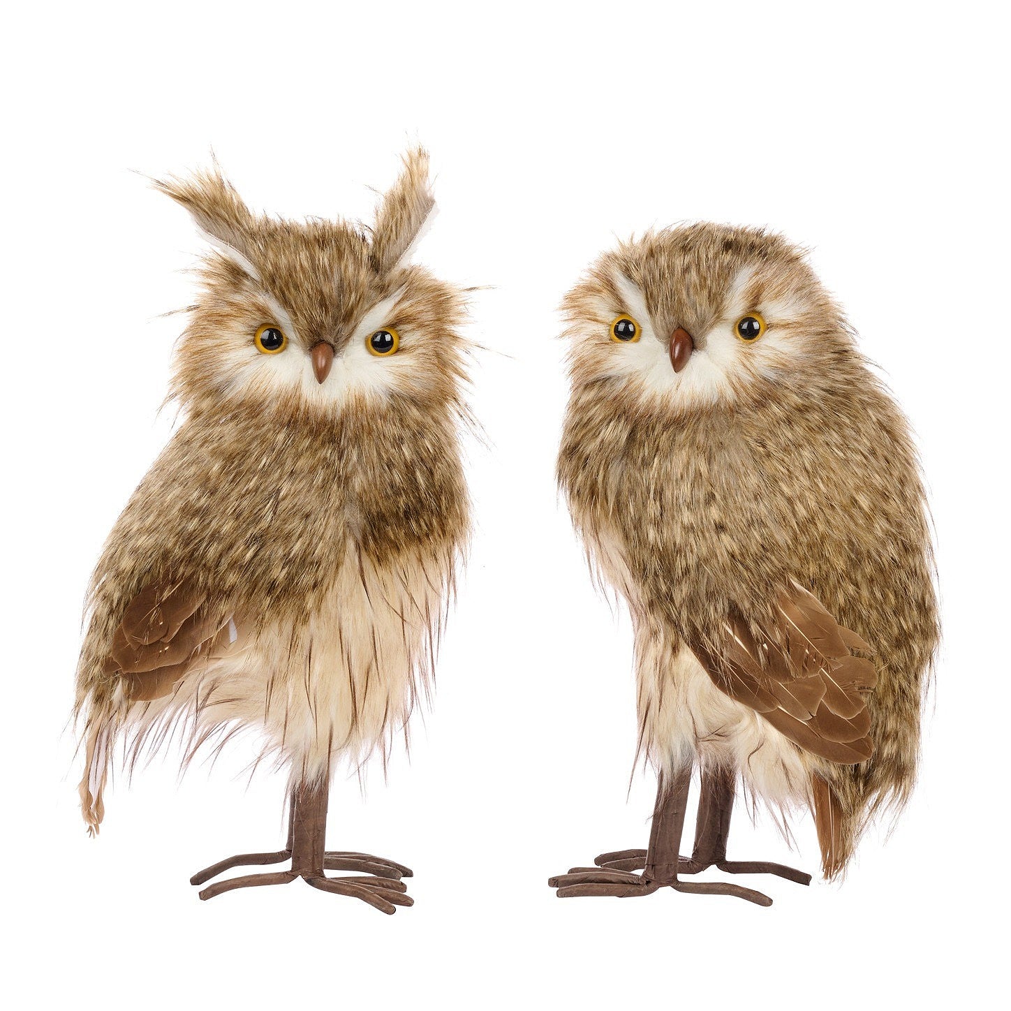 Goodwill Belgium Furry Woodland Owl Decorations