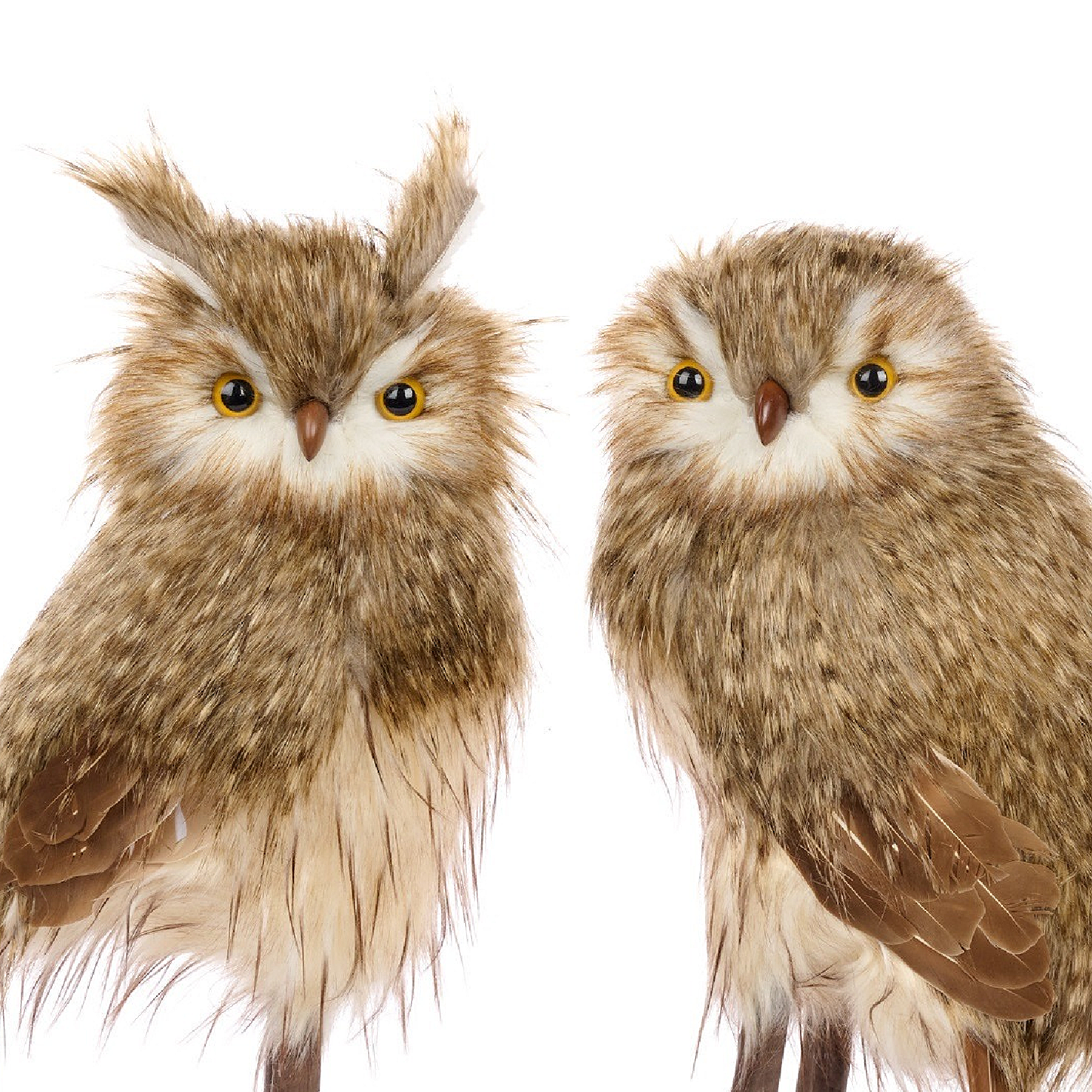 Goodwill Belgium Furry Woodland Owl Decorations