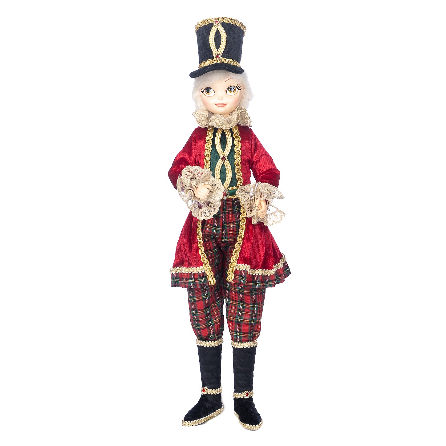 Highland Tartan Nutcracker Boy Doll 19.5"