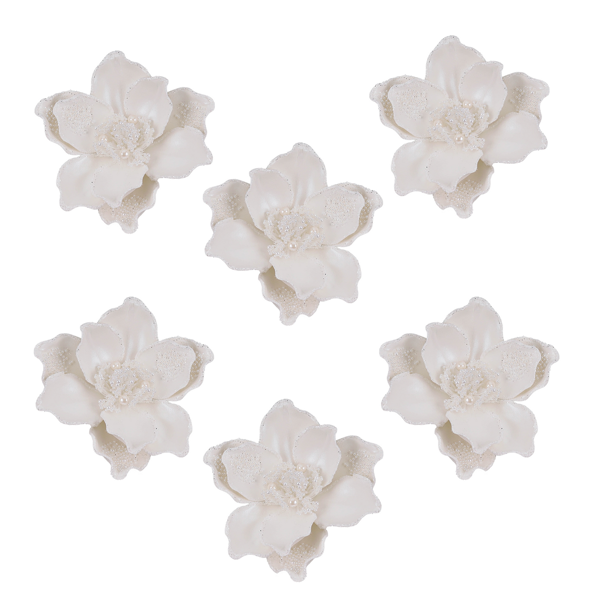 Goodwill Belgium Metallic Pearl Magnolia Clips