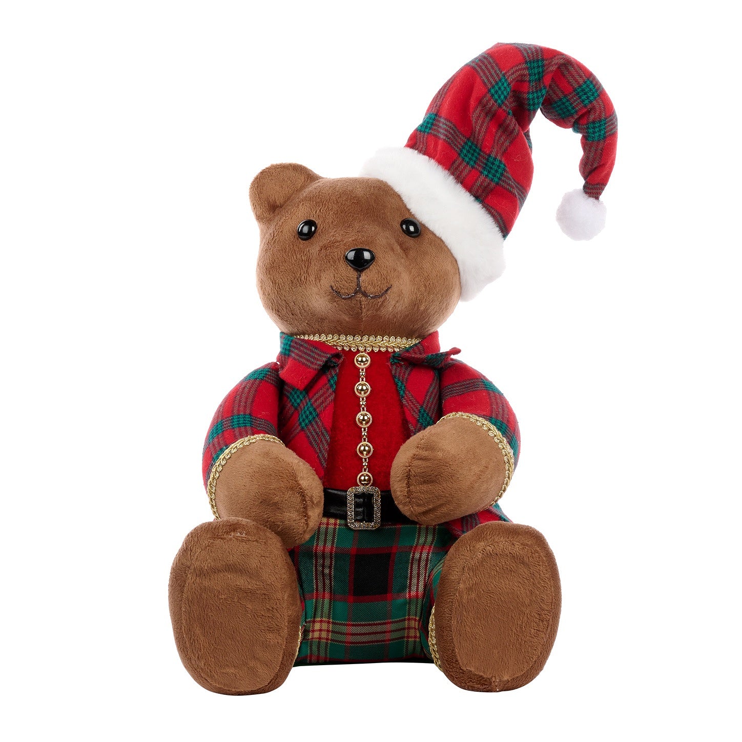 Goodwill Belgium Highland Tartan Christmas Bear