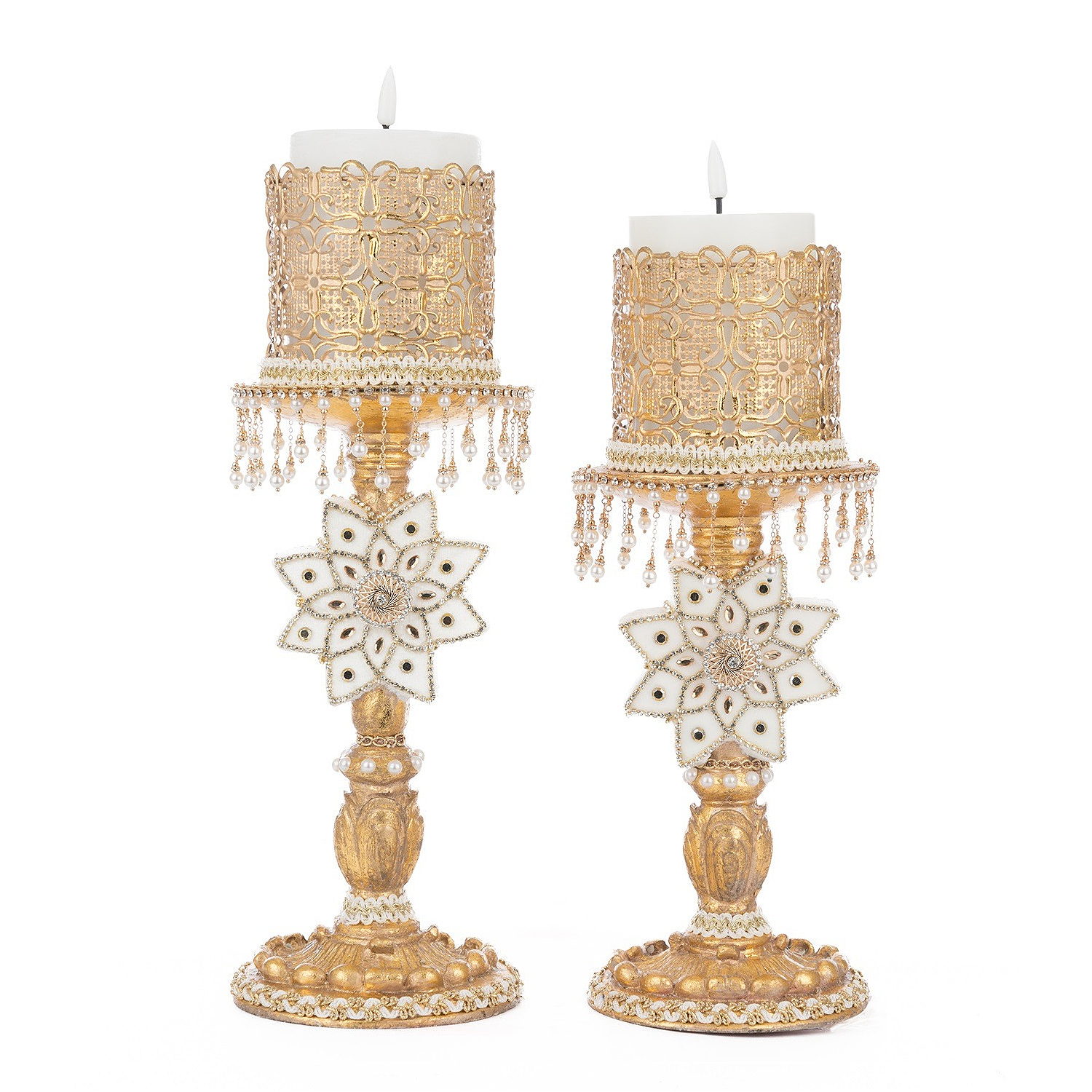 Katherine's Collection Bells of Brilliance Candlestick Set