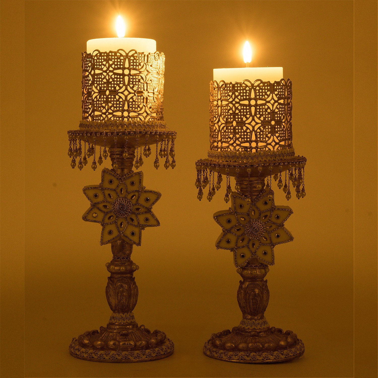 Katherine's Collection Bells of Brilliance Candlestick Set