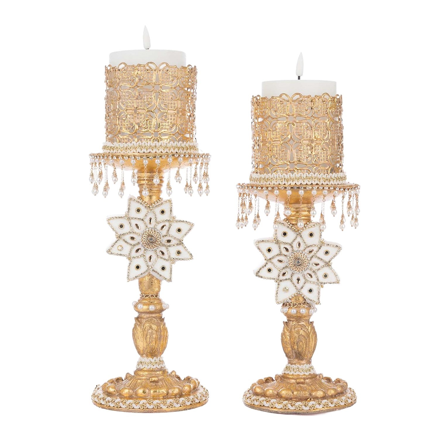 Katherine's Collection Bells of Brilliance Candlestick Set