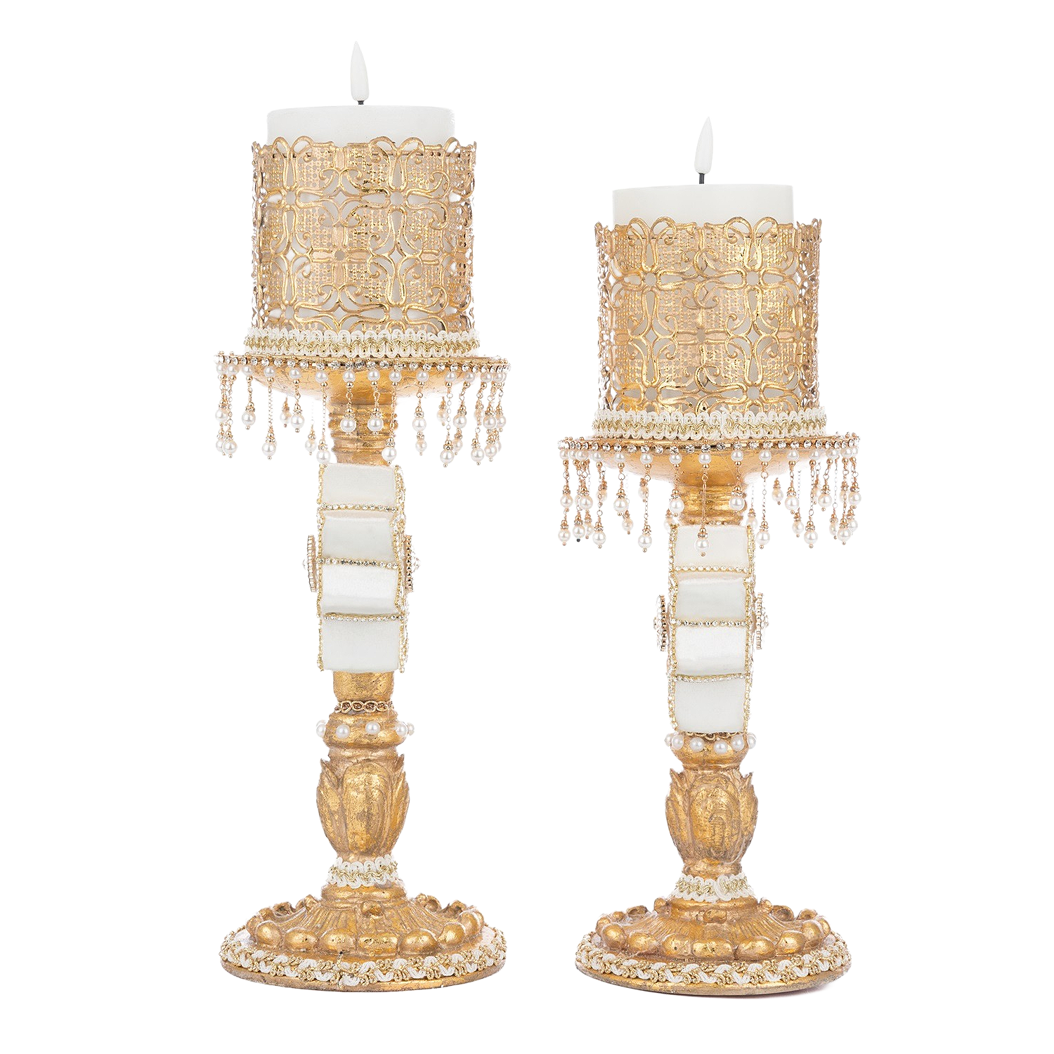 Katherine's Collection Bells of Brilliance Candlestick Set