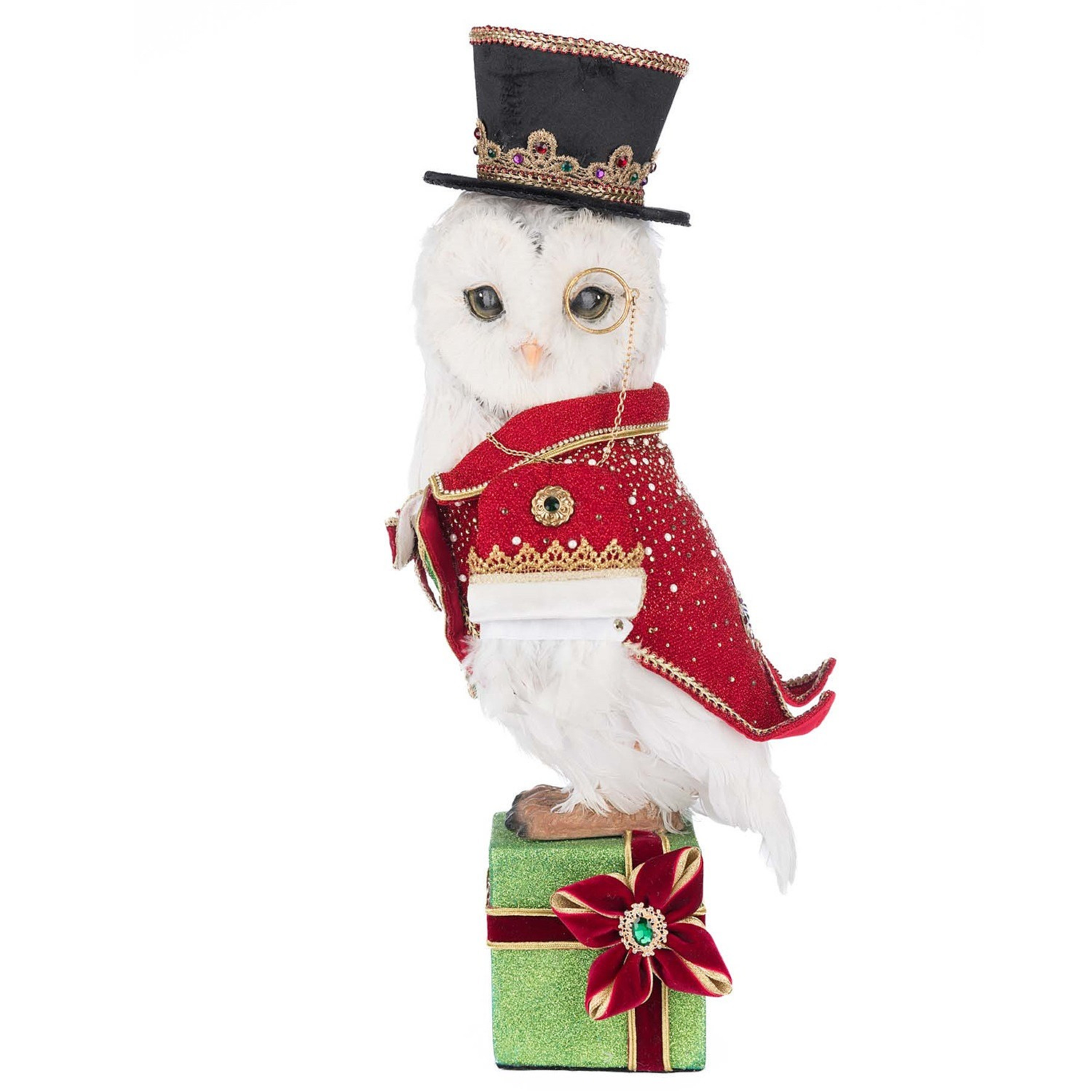 Katherine's Collection Christmas Ball Owl Tabletop