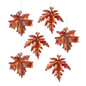 Goodwill M&G Holiday Decor Auburn Autumn Foliage Ornaments