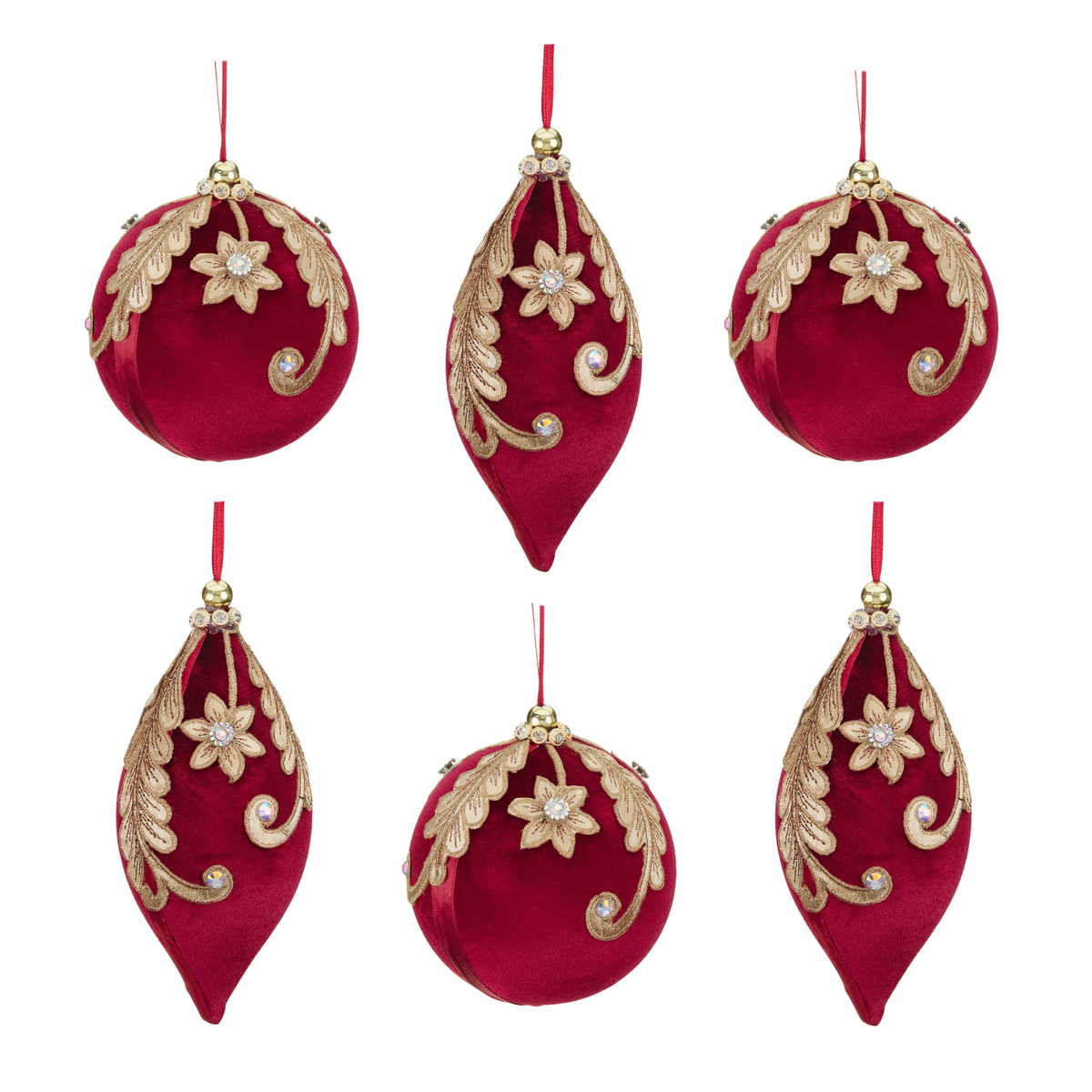Christmas Fairytale Jewel Velvet Bauble