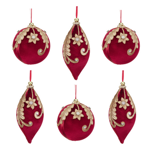 Christmas Fairytale Jewel Velvet Bauble