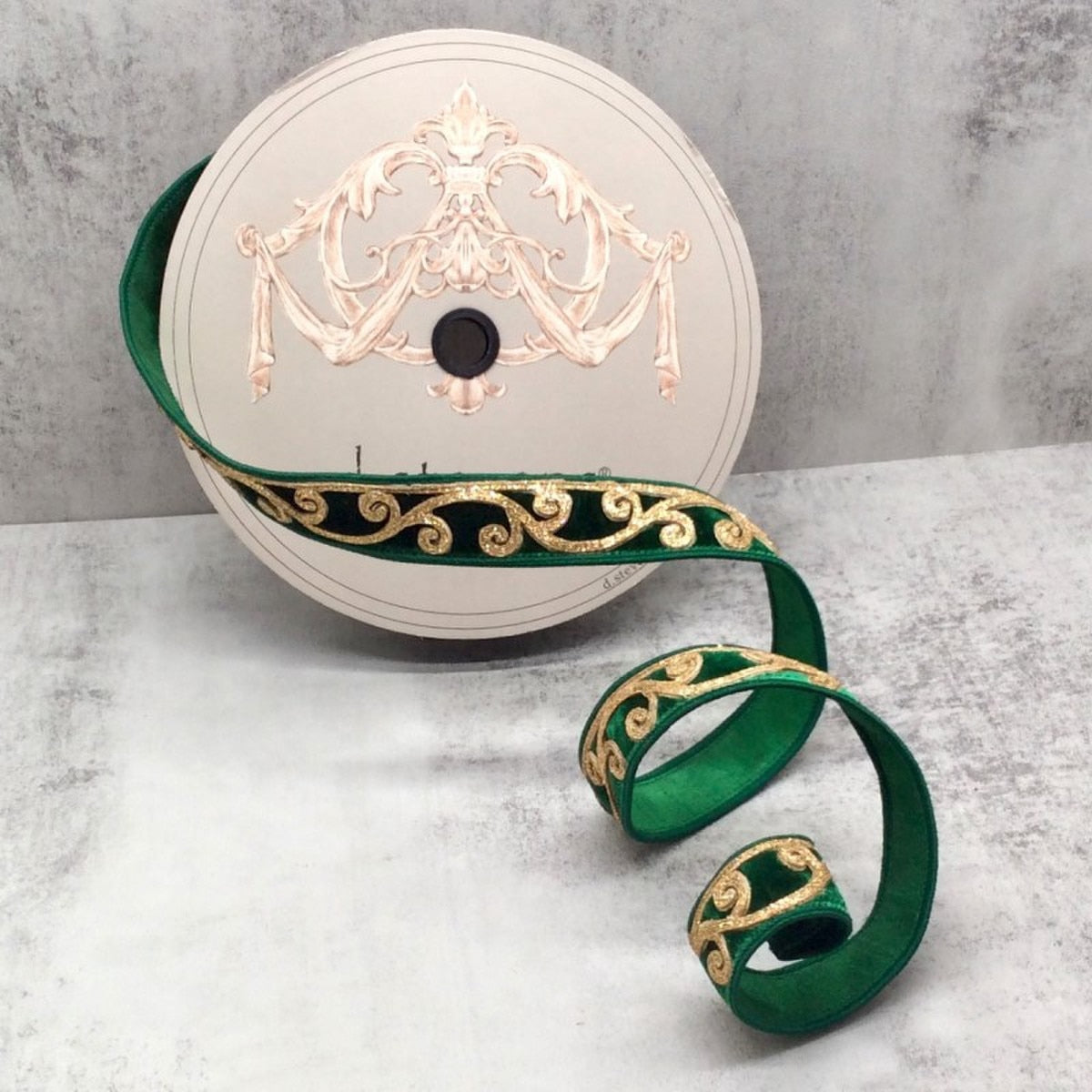 D Stevens Emerald Rococo Scroll