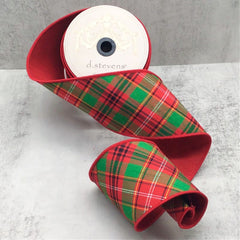 値下げレア品Tartan Ribbons Christmas 2009ディズニー D-Stevens-Yule-Plaid-Ribbon-4-