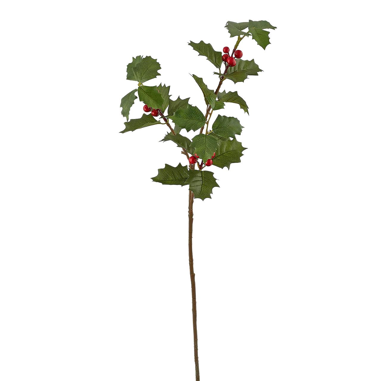 EDG Holly Berry Branch Decorative Stem