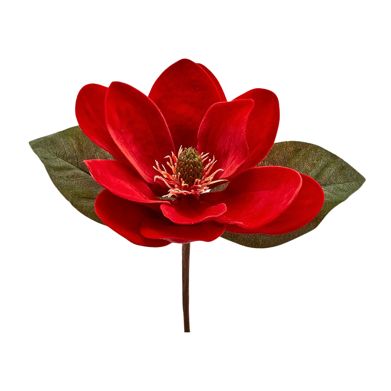 Enzo De Gasperi Ruby Magnolia Christmas Floral Decoration