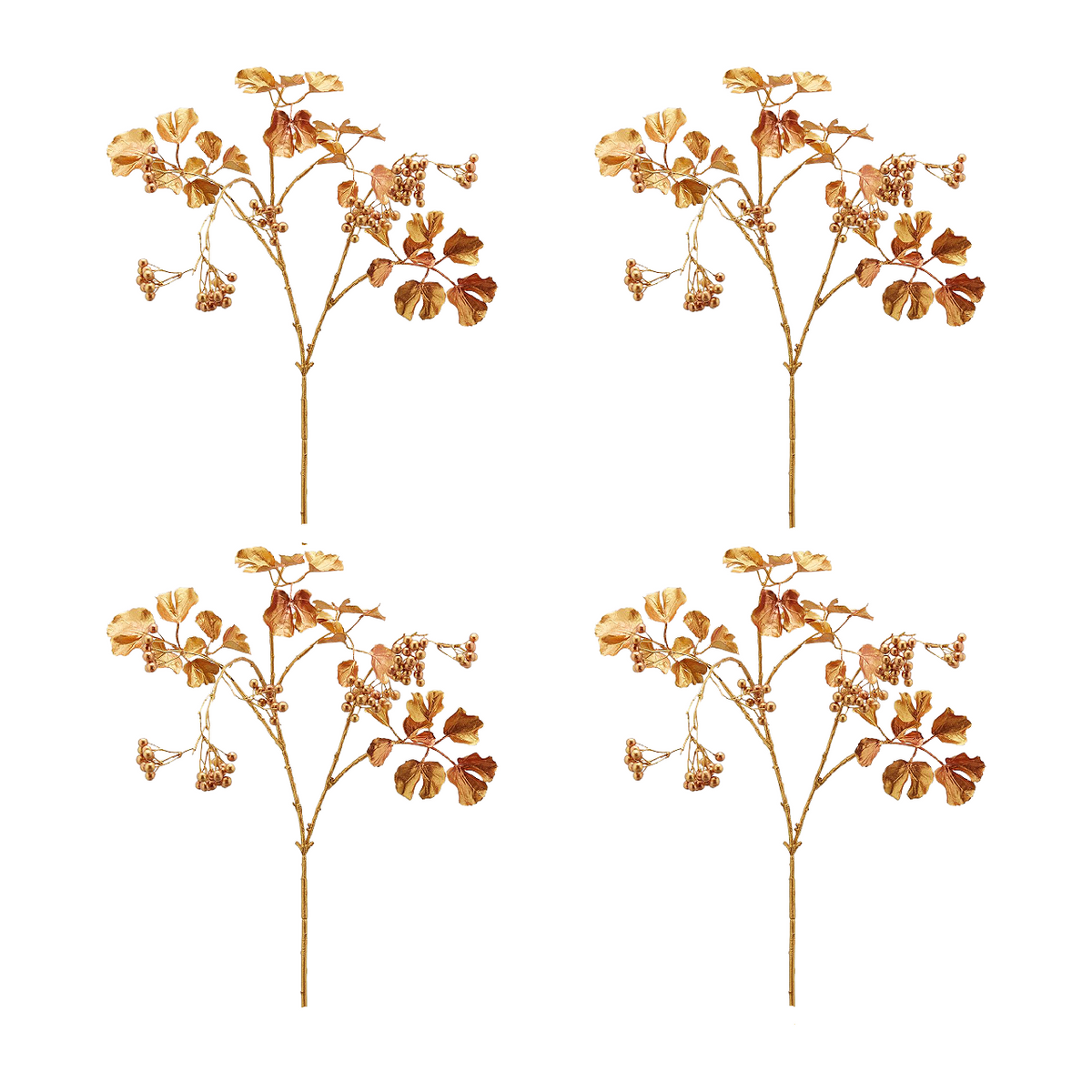 Enzo De Gasperi Golden Artificial Berry Branch