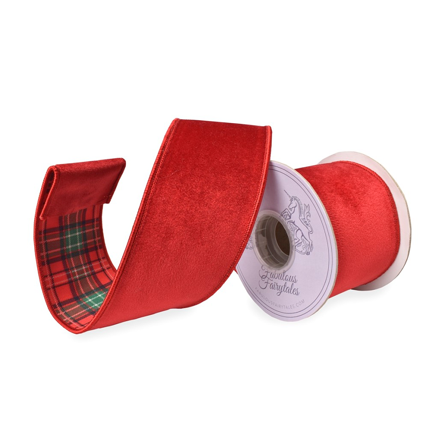 Fabulous Fairytales  Highland Tartan Velvet Ribbon&nbsp;