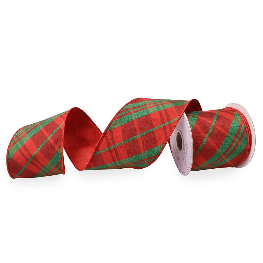 Acottish Ribbon Tartan Twist Wide Wired Luxury Christmas Ribbon - Fabulous Fairytales