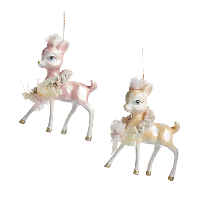 Candy Bambi Ornament 12cm