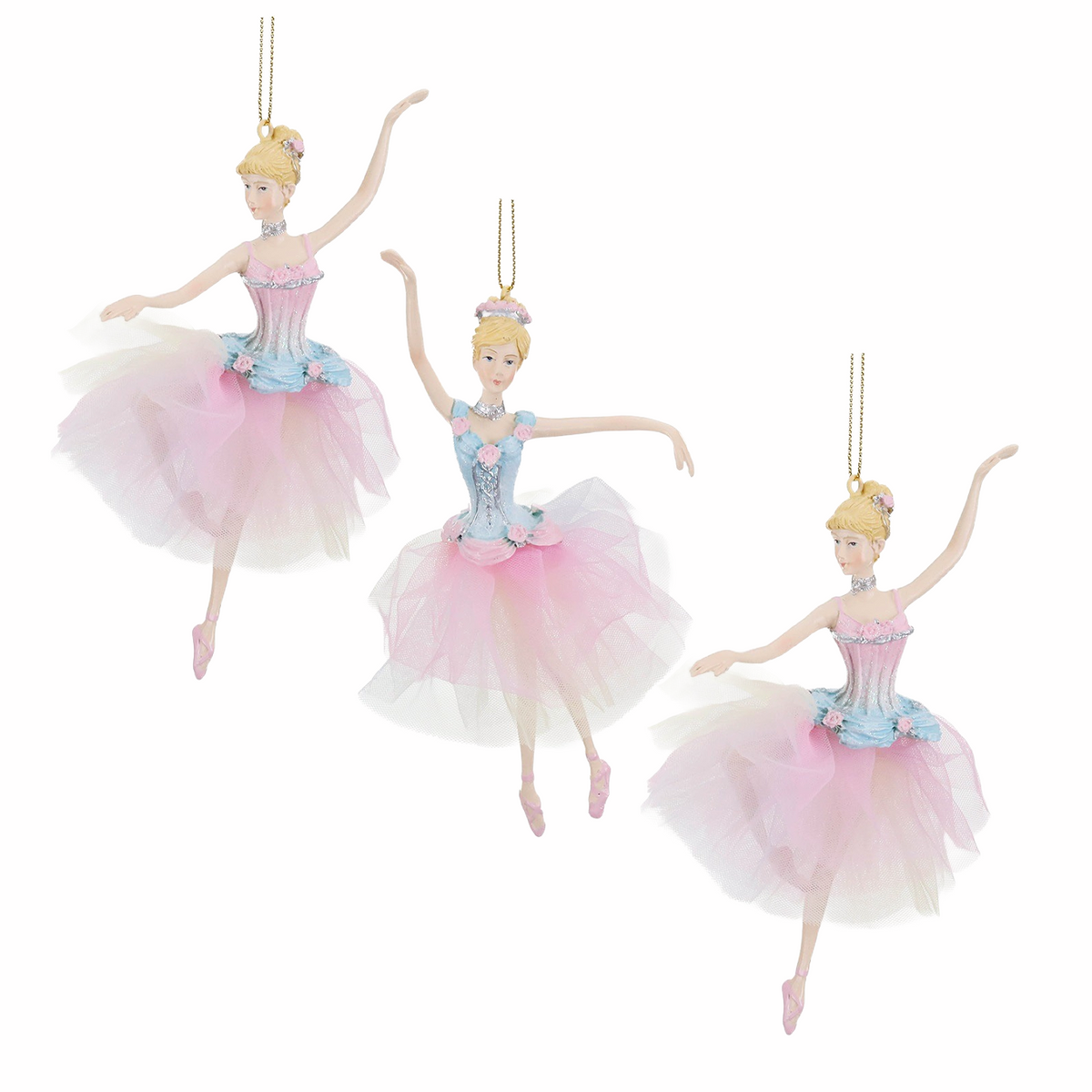 Goodwill Belgium Candy Tulle Ballet Troupe Ornaments