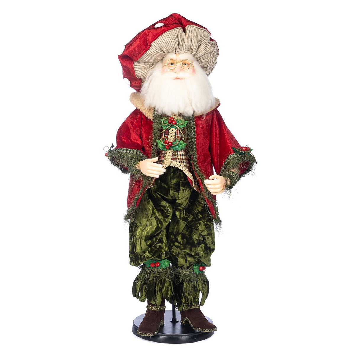 Goodwill Belgium Woodland Fairytale Mushroom Santa Figure
