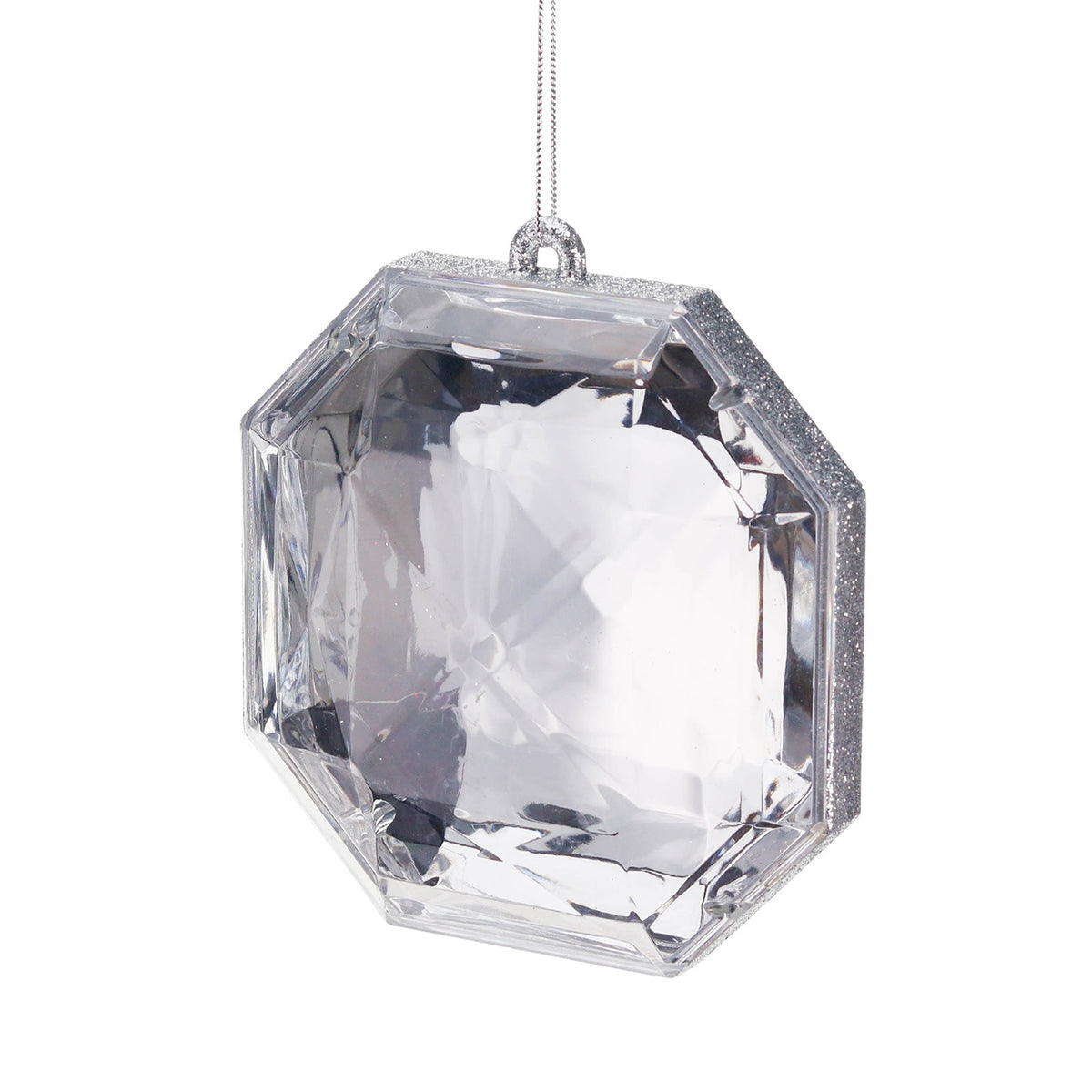 Goodwill Belgium Clear Facet Jewel Ornament