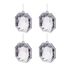 Goodwill Belgium Clear Facet Jewel Ornament