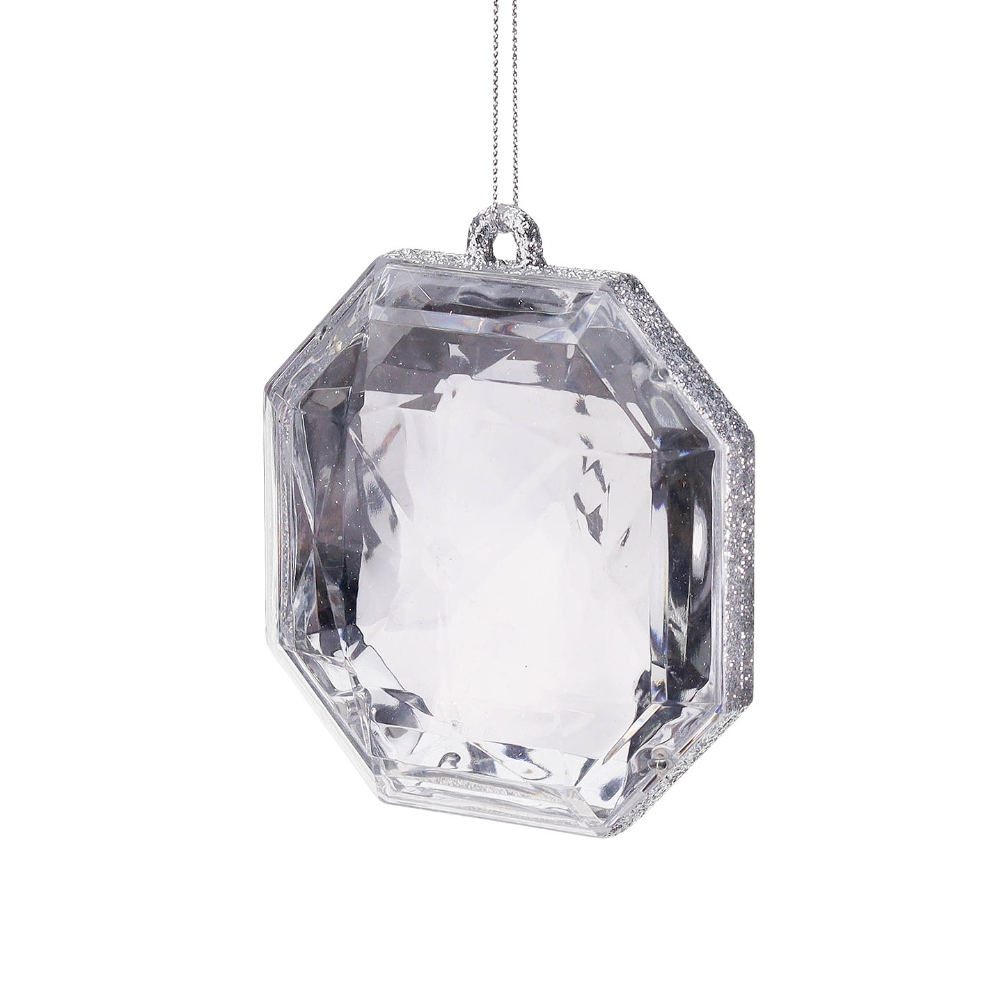 Goodwill Belgium Clear Facet Jewel Ornament