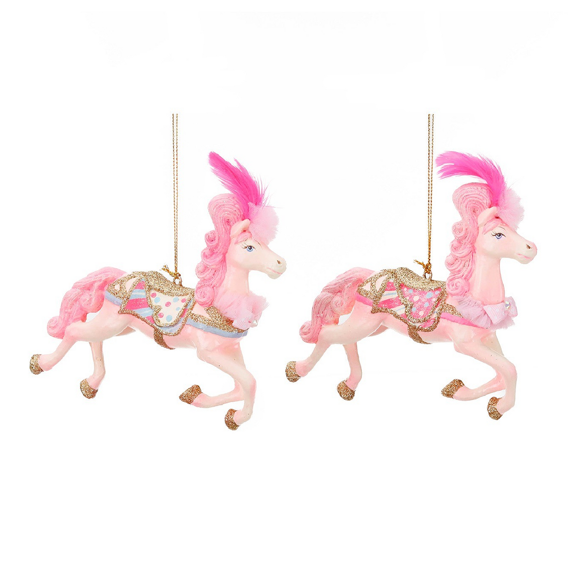 Goodwill Holiday Decor
Cotton Candy Carnival Horse Ornaments