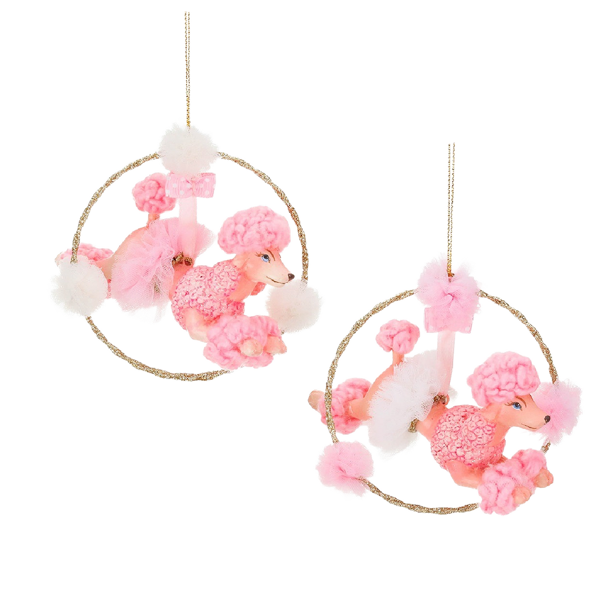 Goodwill Belgium
Cotton Candy Carnival Poodle Hoop Ornaments