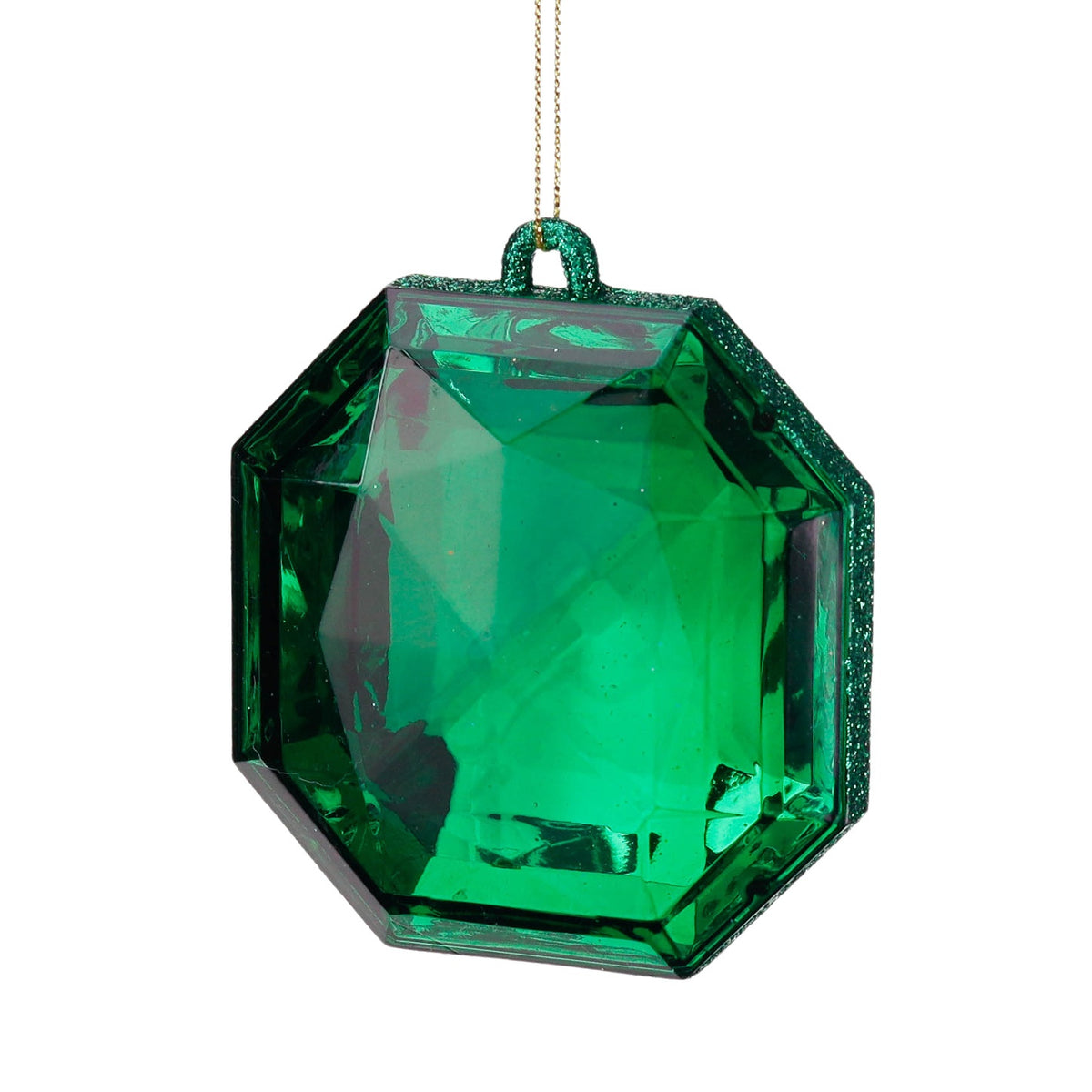 Goodwill Belgium Emerald Jewel Christmas Tree Ornament