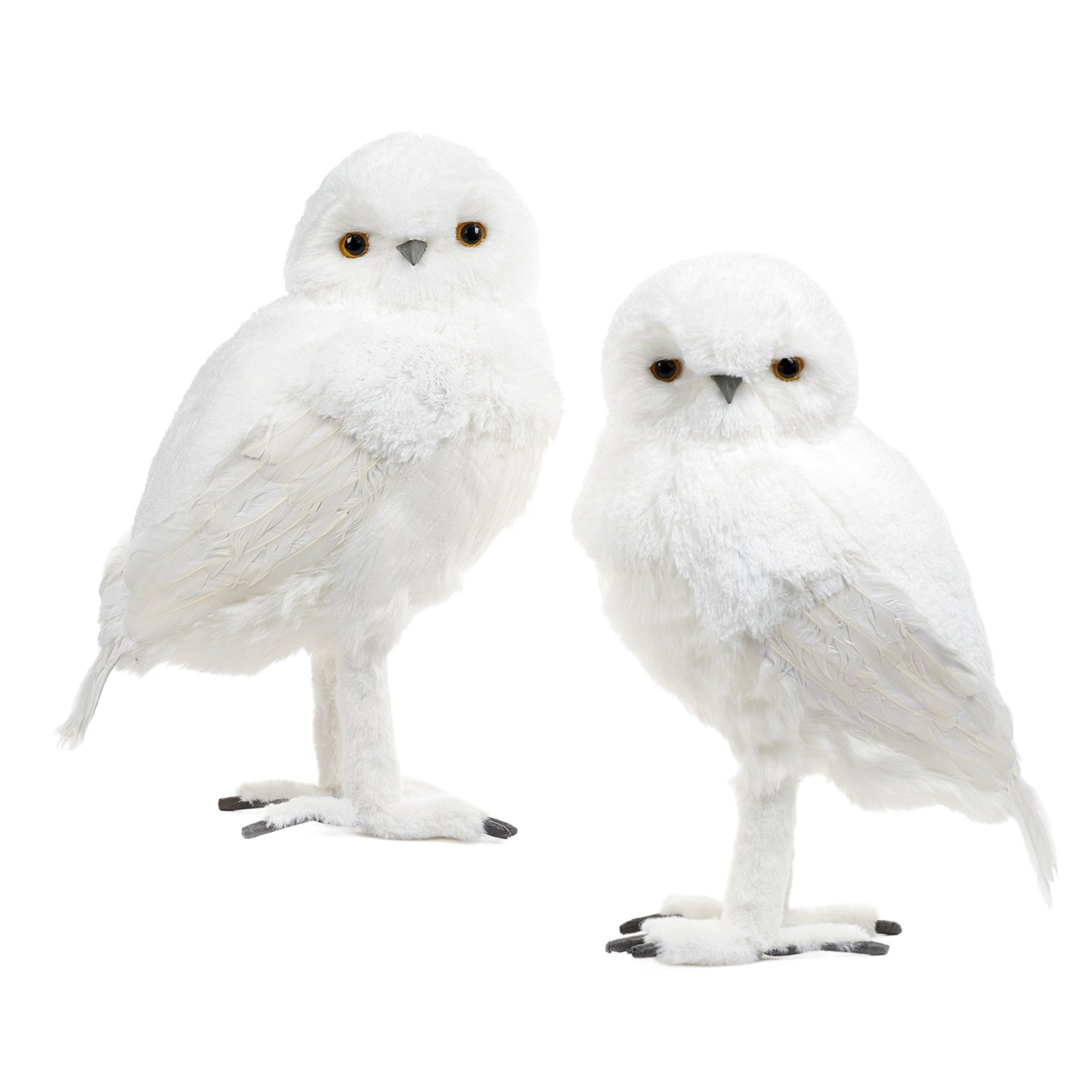 Goodwill Belgium Furry Snowy Owl XL Couple
