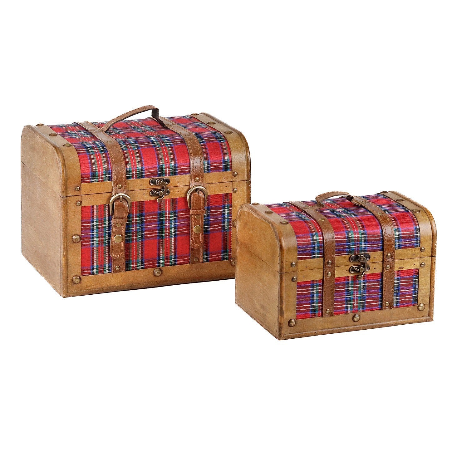 Goodwill M&G Holiday Decor
Highland Tartan Velvet Trunk Box Set