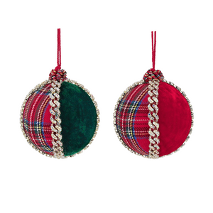 Goodwill M&G Holiday Decor
Highland Tartan Velvet Jewel Baubles