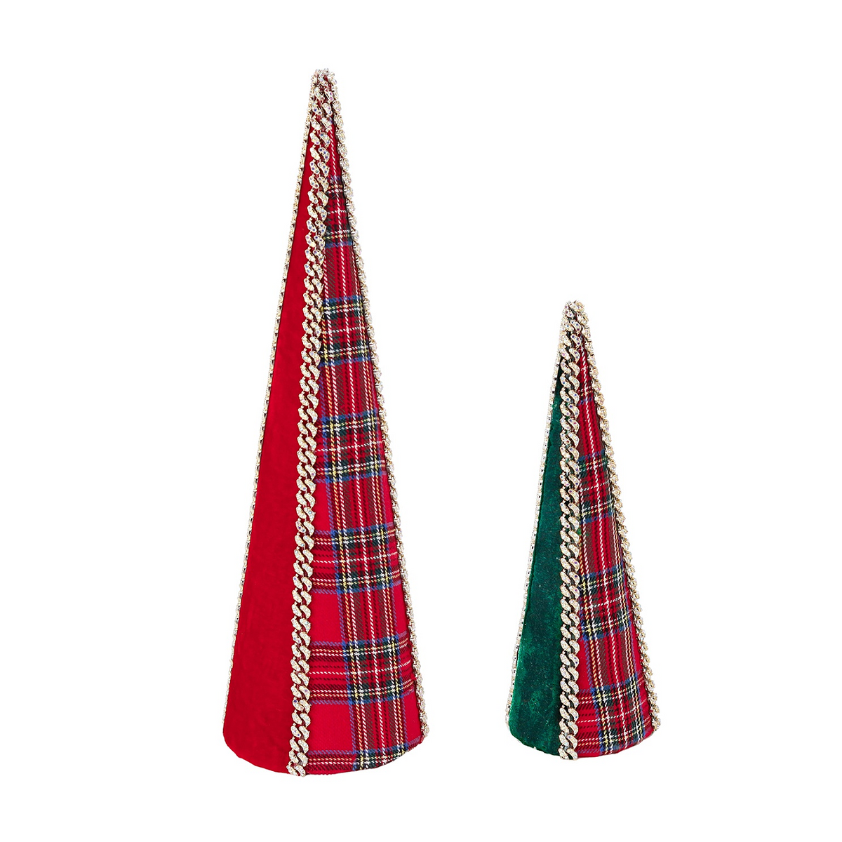 Goodwill Belgium Highland Tartan Jewel Trim Cone Duo