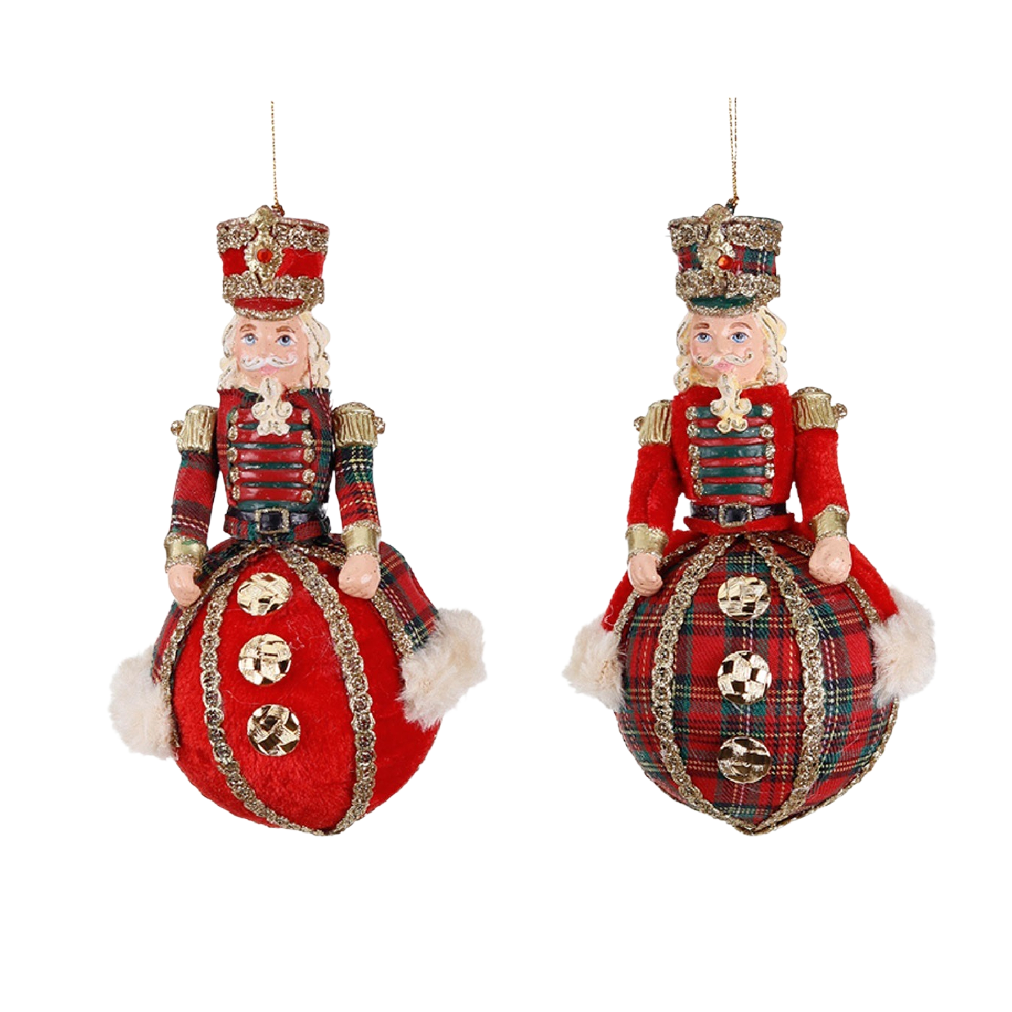 Goodwill M&G Holiday Decor
Highland Tartan Nutcracker Ball Ornaments