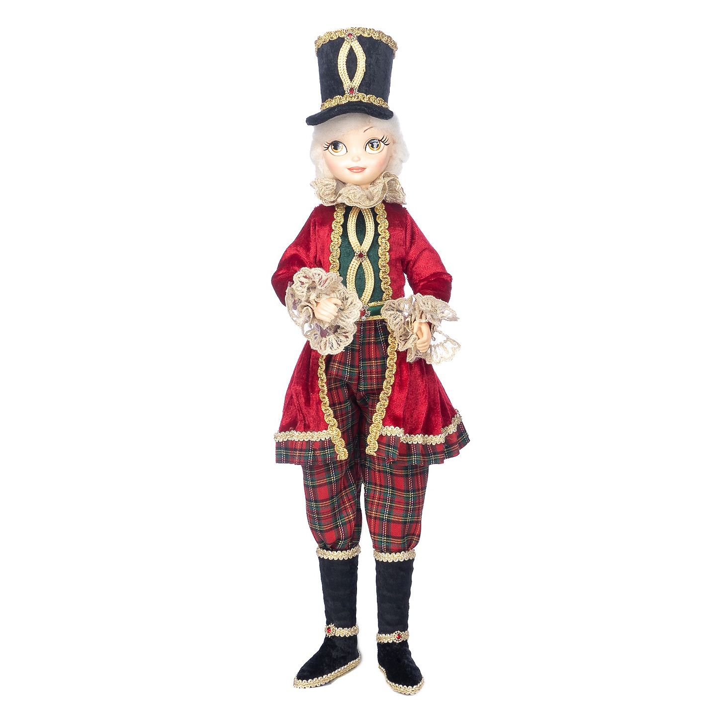 Highland Tartan Nutcracker Boy Doll 19.5