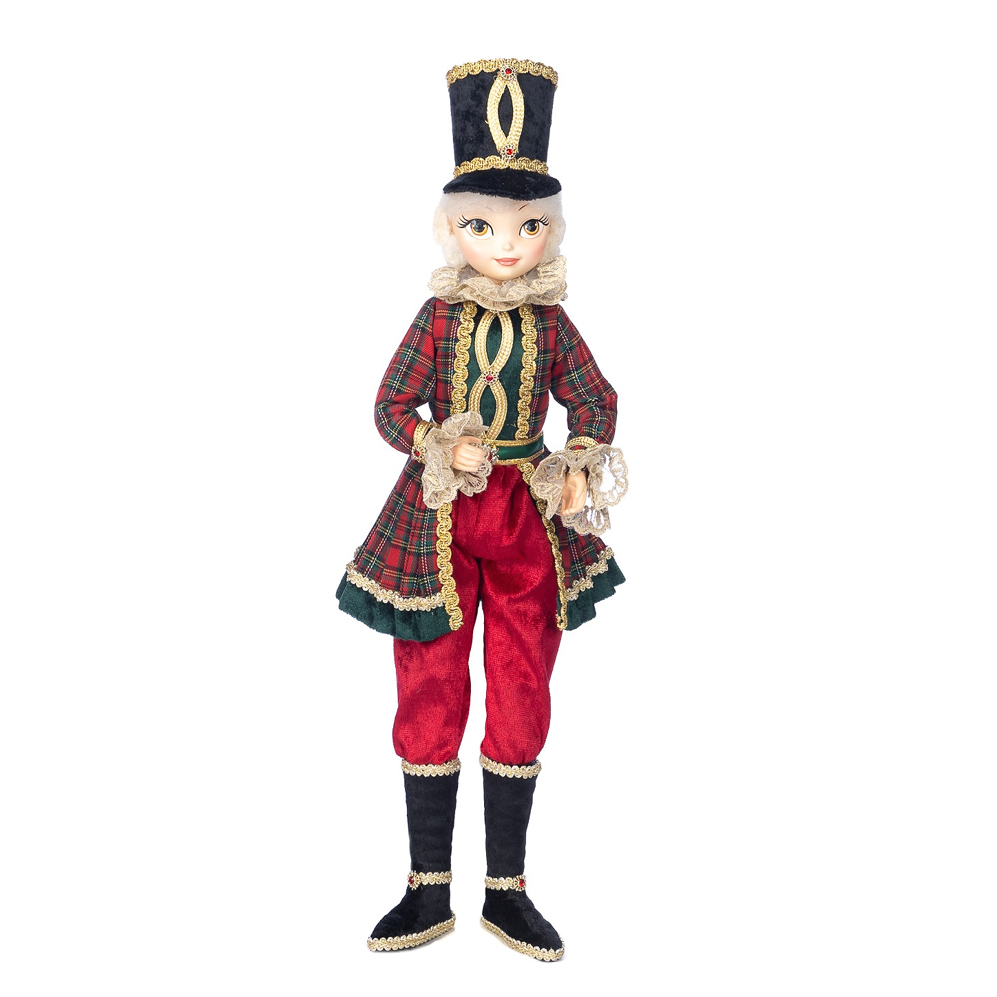 Highland Tartan Nutcracker Boy Doll 19.5