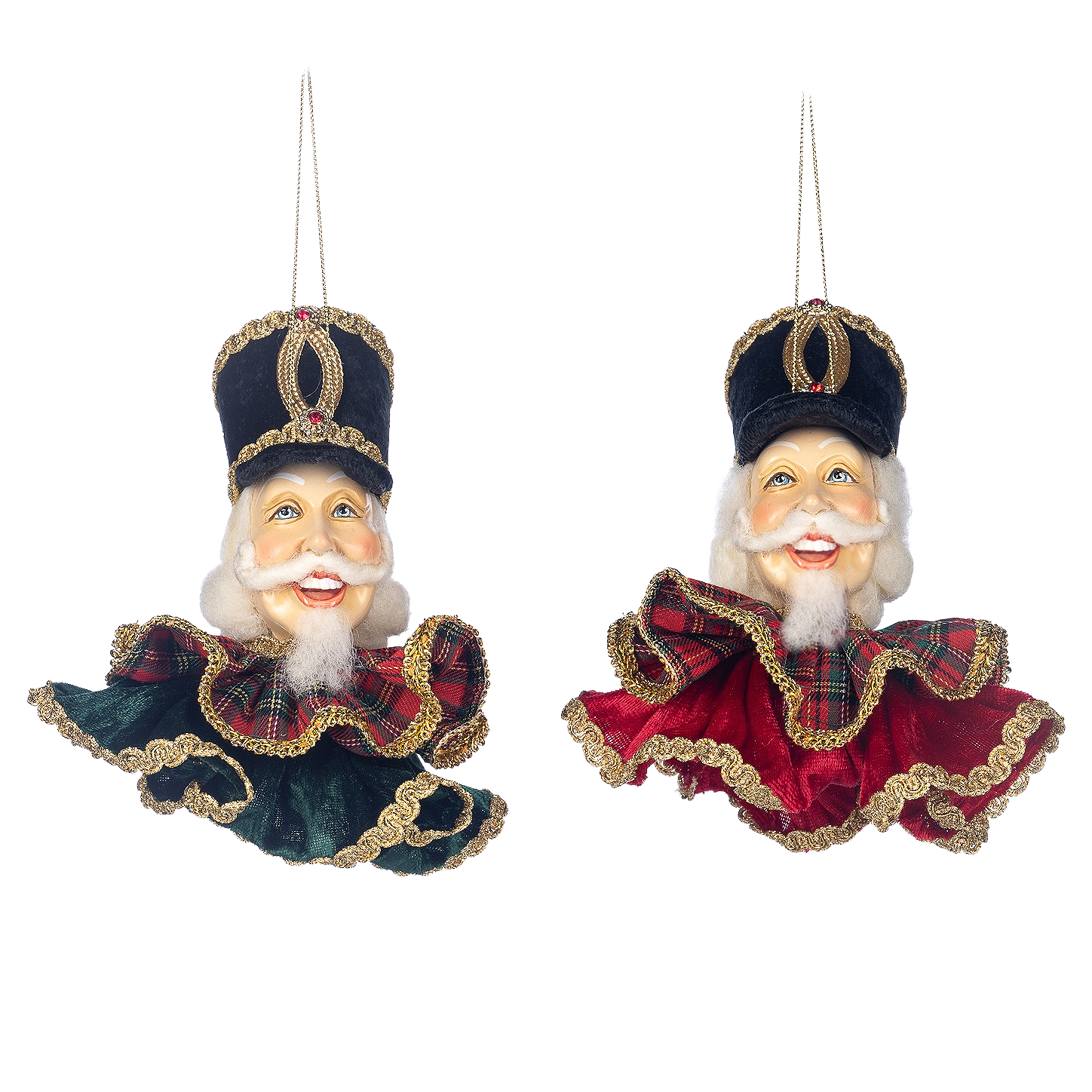 Goodwill M&G Holiday Decor
Highland Tartan Nutcracker Head Ornaments