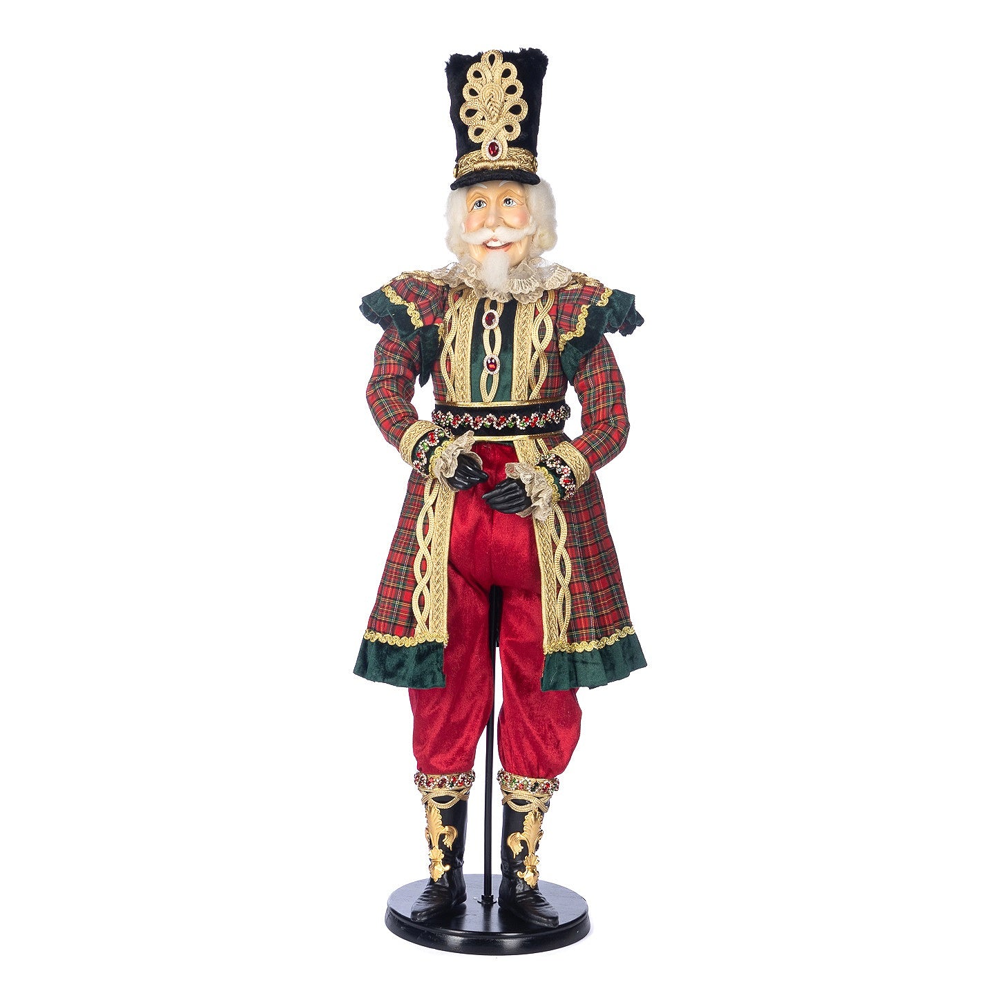 Goodwill Belgium Highland Tartan Nutcracker Figure