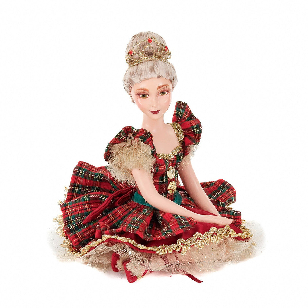 Goodwill M&G Holiday Decor
Golden Nutcracker Seated Ballerina Doll