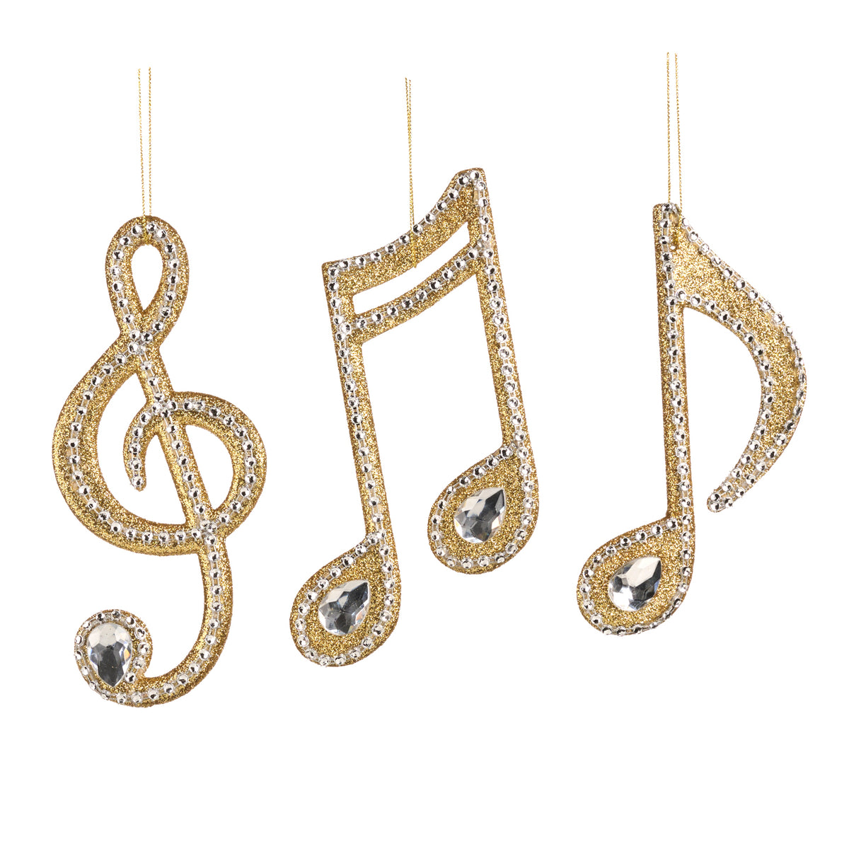 Goodwill Belgium Jewelled Musical Notes