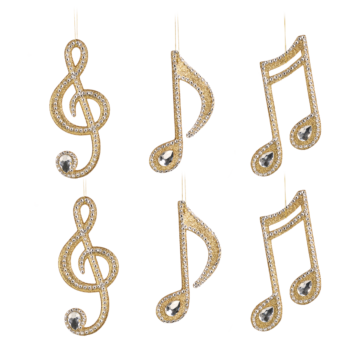 Goodwill Belgium Jewelled Musical Notes