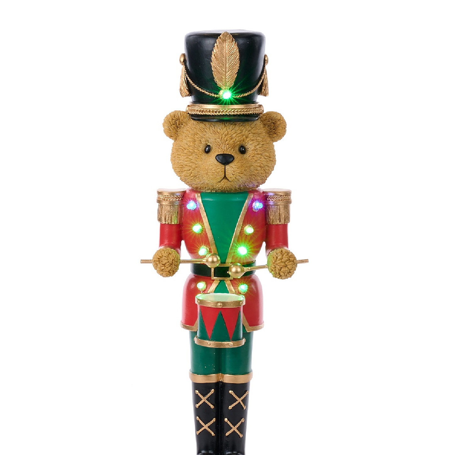 Goodwill Belgium LED Bear Nutcracker with Drum