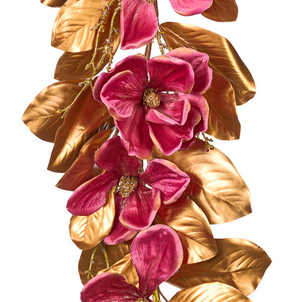 Goodwill Belgium Metallic Magnolia Floral Garland Fabulous Fairytales
