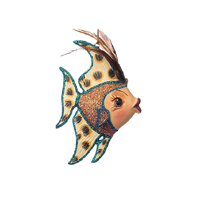 Jungle Leopard Angel Fish 5.5"