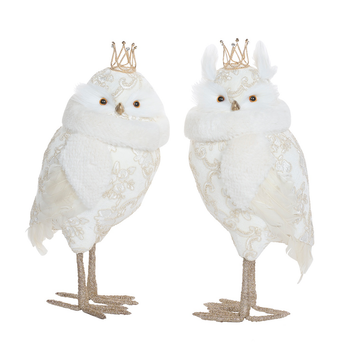 Goodwill Belgium Regal Brocade Owl XL Couple