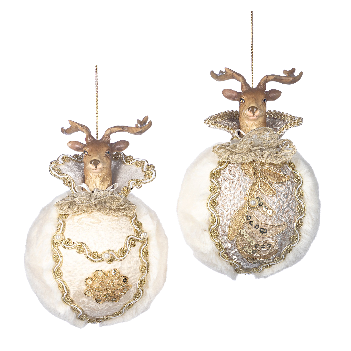 Goodwill Belgium Regal Winter Reindeer Christmas Ball