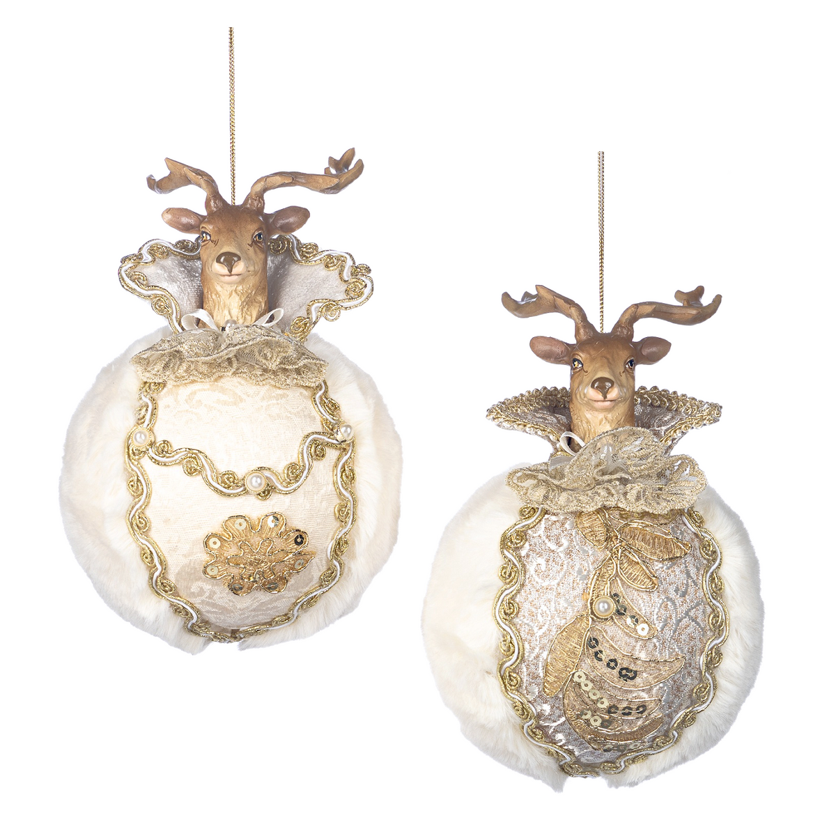 Goodwill Belgium Regal Winter Reindeer Christmas Decorations