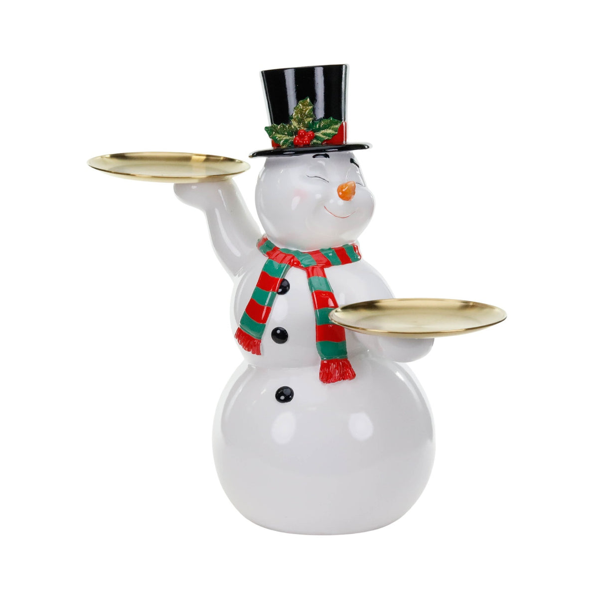 Goodwill Belgium Snowman Butler with Plates